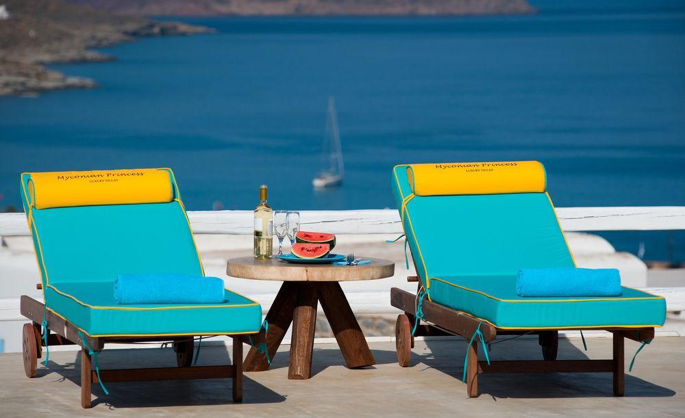 Myconian Princess Luxury Villas Kalafati Exterior foto